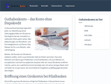 Tablet Screenshot of guthabenkonto.info